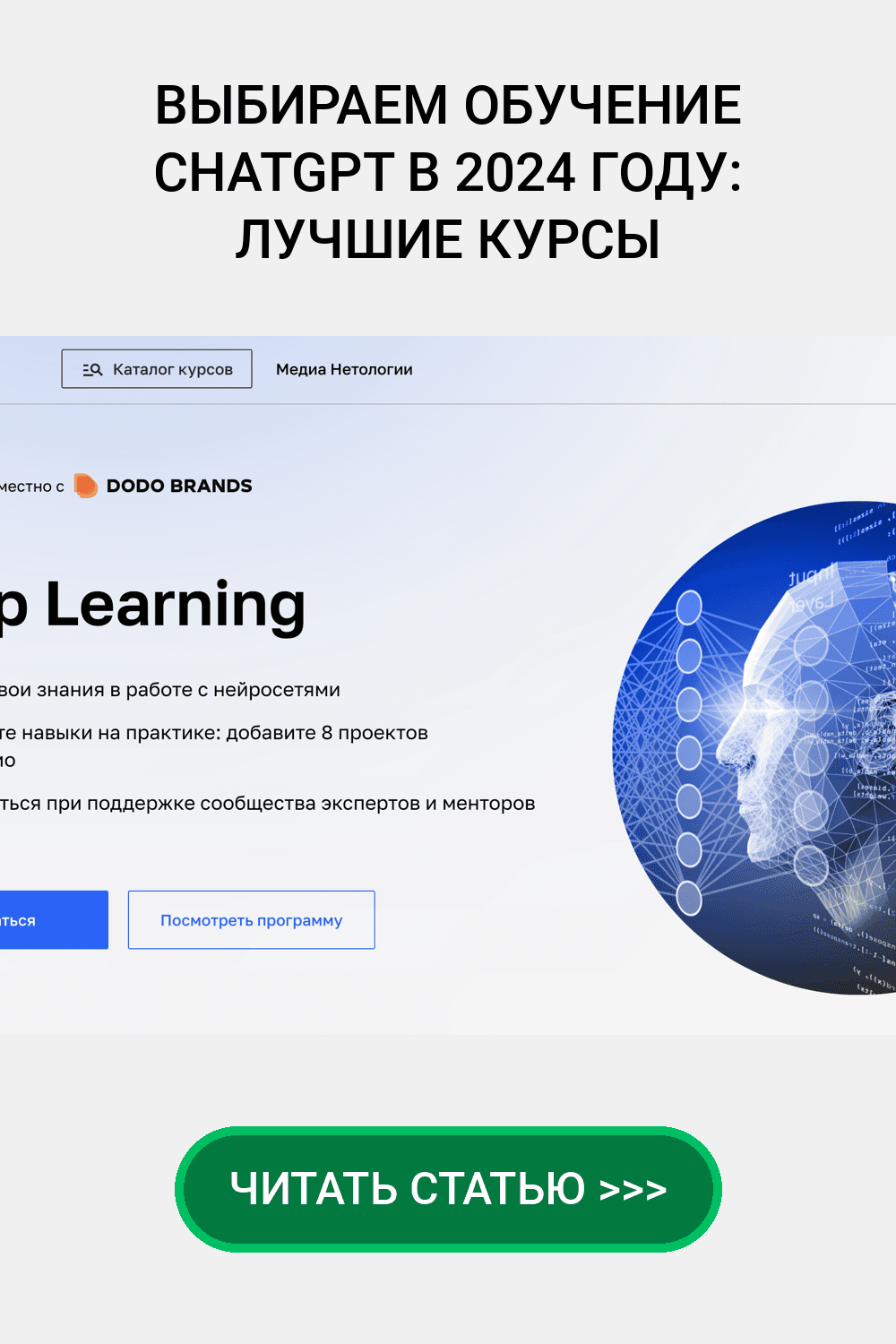Выбираем обучение ChatGPT в 2024 году: Лучшие курсы